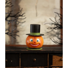 Load image into Gallery viewer, Smiling Pumpkin Container from Bethany Lowe