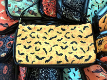 Load image into Gallery viewer, Johanna Parker Bats on Yellow Clutch Bag