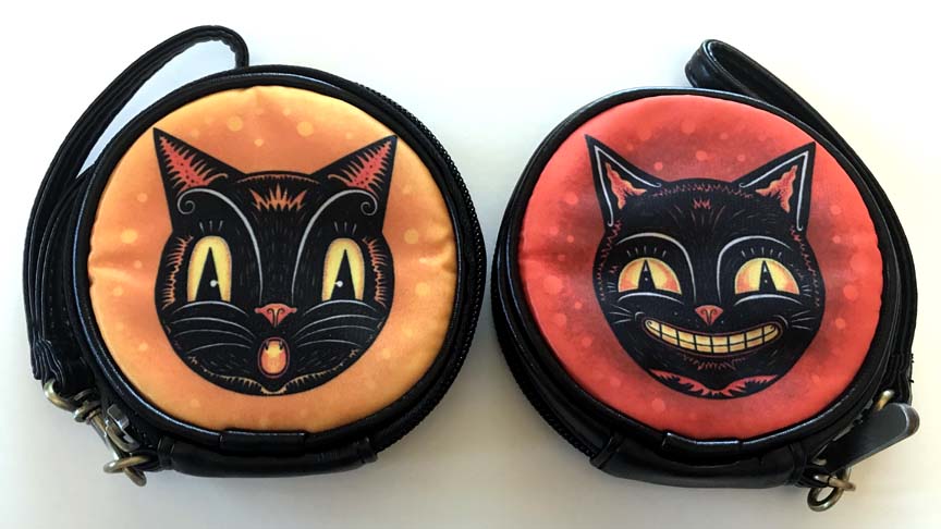 Johanna Parker Cats Round Case Or Cosmetic Bag