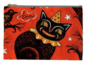 Johanna Parker Sweet Jack Cat Pouch or Cosmetic Bag
