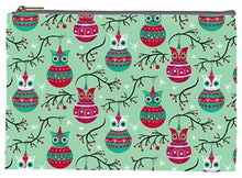 Load image into Gallery viewer, Johanna Parker Spookmas Teal Owls Pouch