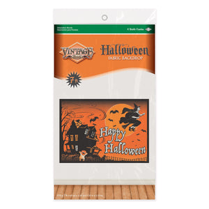 New! Vintage Beistle Line Vintage Style Halloween Fabric Backdrop