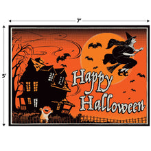 Load image into Gallery viewer, New! Vintage Beistle Line Vintage Style Halloween Fabric Backdrop
