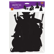 Load image into Gallery viewer, Beistle Witch Silhouettes Cutouts
