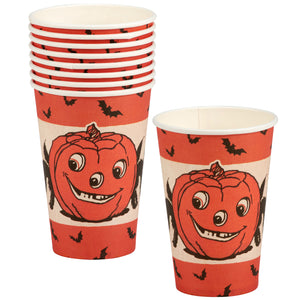 PRE-ORDER - Retro JOL & Cat Halloween Paper Cups