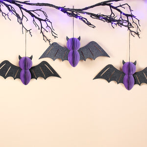 Primitives by Kathy Flying Bat Honeycomb Paper Decoration Set