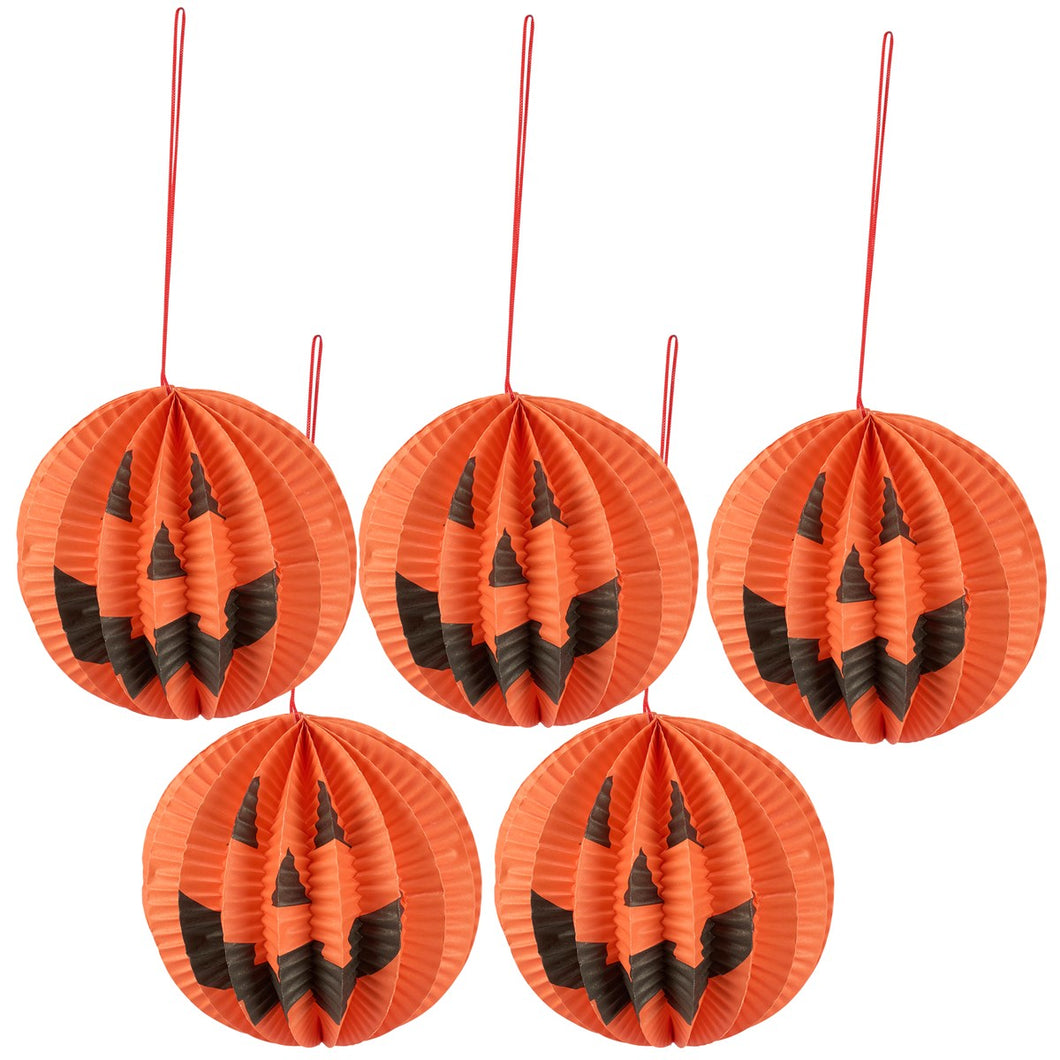 Primitives by Kathy Orange Jack O'Lantern Paper Decoration Set