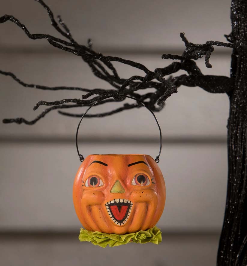 Mini Pumpkin Bucket Ornament