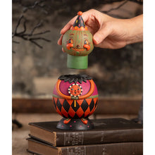 Load image into Gallery viewer, Johanna Parker Jackie Green-O-Ween Spooks Jar by Bethany Lowe
