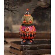 Johanna Parker Jackie Green-O-Ween Spooks Jar by Bethany Lowe