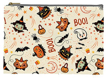 Load image into Gallery viewer, NEW! Johanna Parker Heads of Halloween Pouch or Cosmetic Bag
