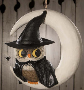 Sale! Witchy Owl on Moon