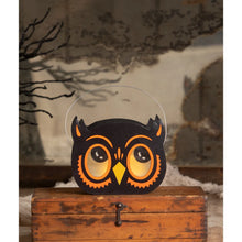 Load image into Gallery viewer, Owl Bucket Luminary Bethany Lowe
