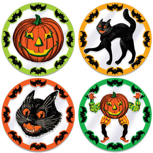 New! Vintage Beistle Line Vintage Style Halloween Placemats