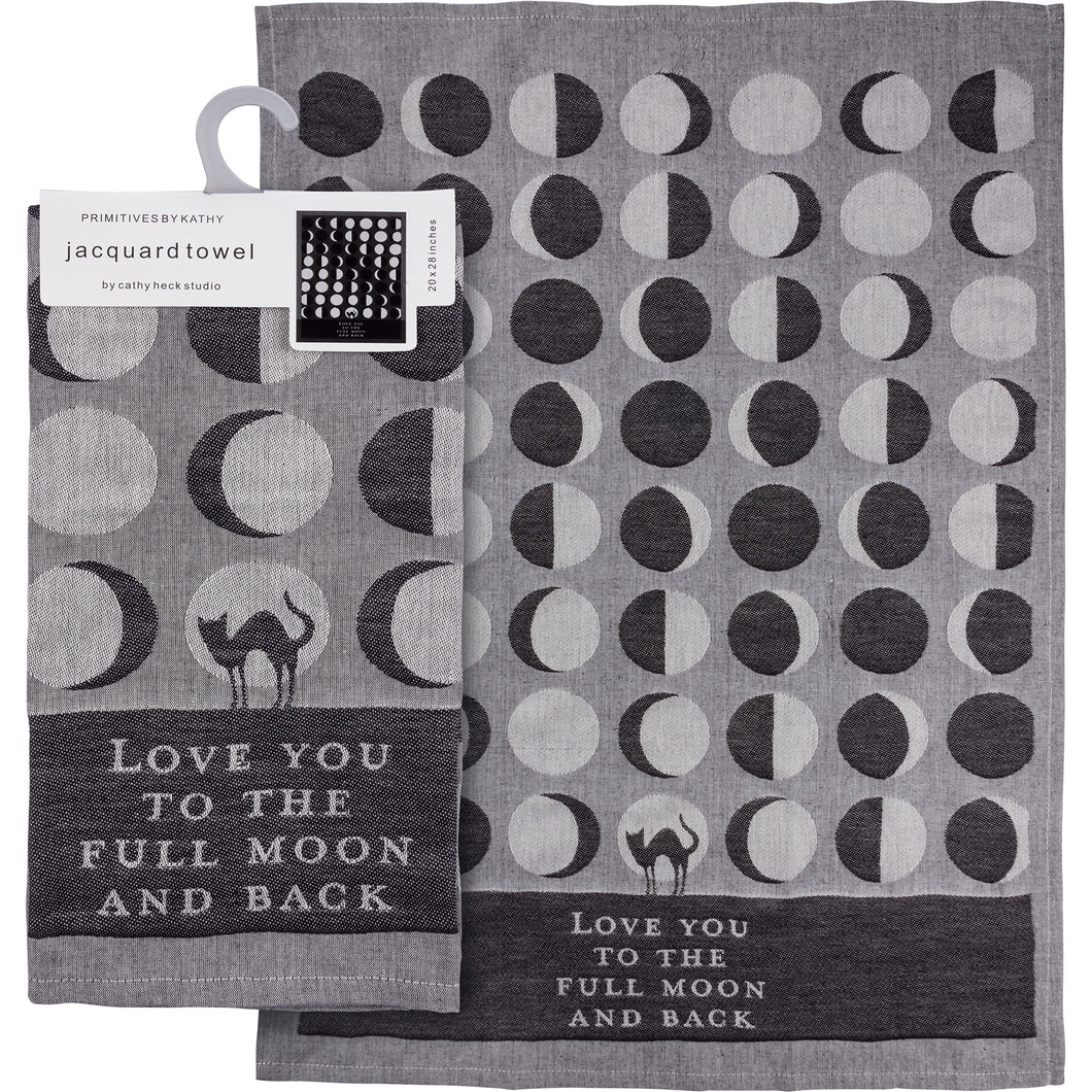 Dish Towel - Love You To The Full Moon And Back