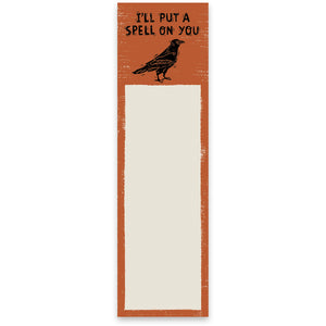 Raven List Pad - I'll Put A Spell On You