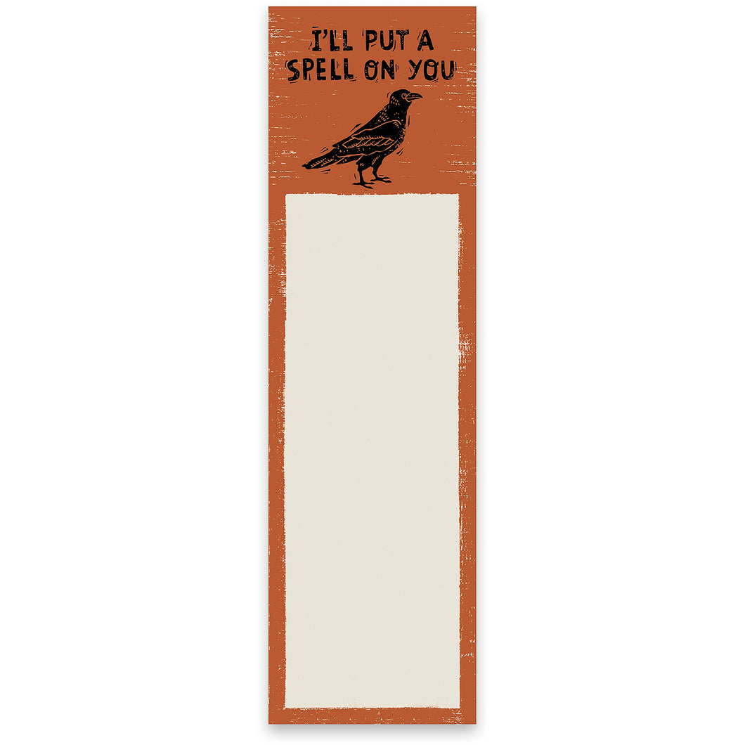 Raven List Pad - I'll Put A Spell On You