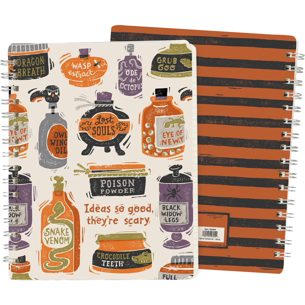 Halloween Spiral Notebook - Ideas So Good They're Scary