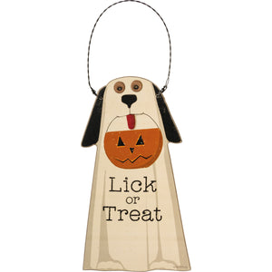 Doggie Hanging Decor - Lick Or Treat