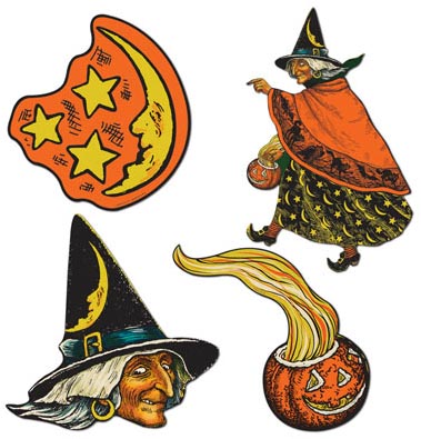 Beistle Halloween - Classic Witch Cutouts