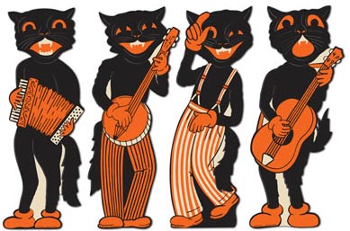 Beistle Halloween - Scat Band Cutouts