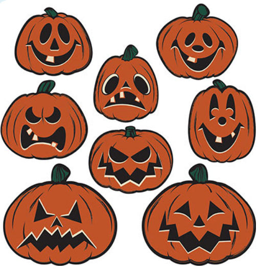 Beistle Halloween - Halloween Pumpkin Cutouts