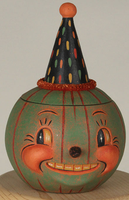 Johanna Parker Jackie Green-O-Ween Candy Container