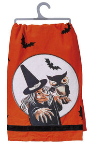 Witch & Owl Retro Towel