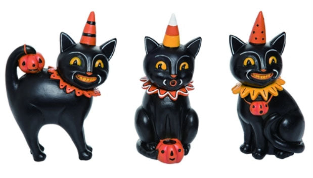 Johanna Parker Black Cat Figurines