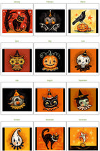 Load image into Gallery viewer, Johanna Parker 12 Months of Mischief 2025 Halloween Calendar
