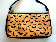 Load image into Gallery viewer, Johanna Parker Bats on Yellow Clutch Bag
