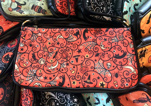 Johanna Parker Halloween Doodles Clutch Bag
