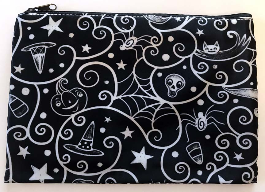 Johanna Parker Swirl Cobwebs Pouch or Cosmetic Bag