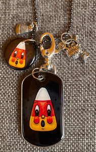 Johanna Parker Candy Corn Characters Charm Necklace