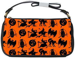 Halloween Bogie Silhouettes Clutch Bag