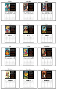 2025 Halloween Bewitching Postcard Witches Calendar