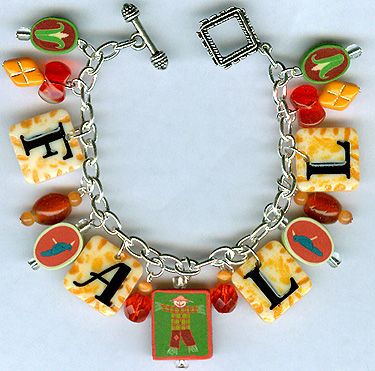 Fall Harvest Charm Bracelet