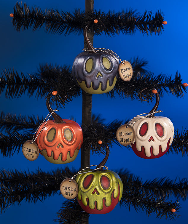 LeeAnn Kress Poison Apple Ornament – Vintage Halloween