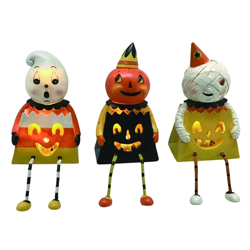 ●THEAIRTOWN● nana pumkin pt Johanna Parker Light Up Treat Sack Sitter – Vintage Halloween