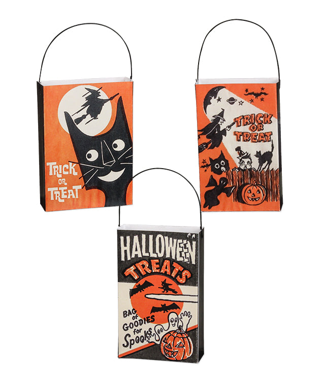 Bethany Lowe Retro Treat Bag Ornaments