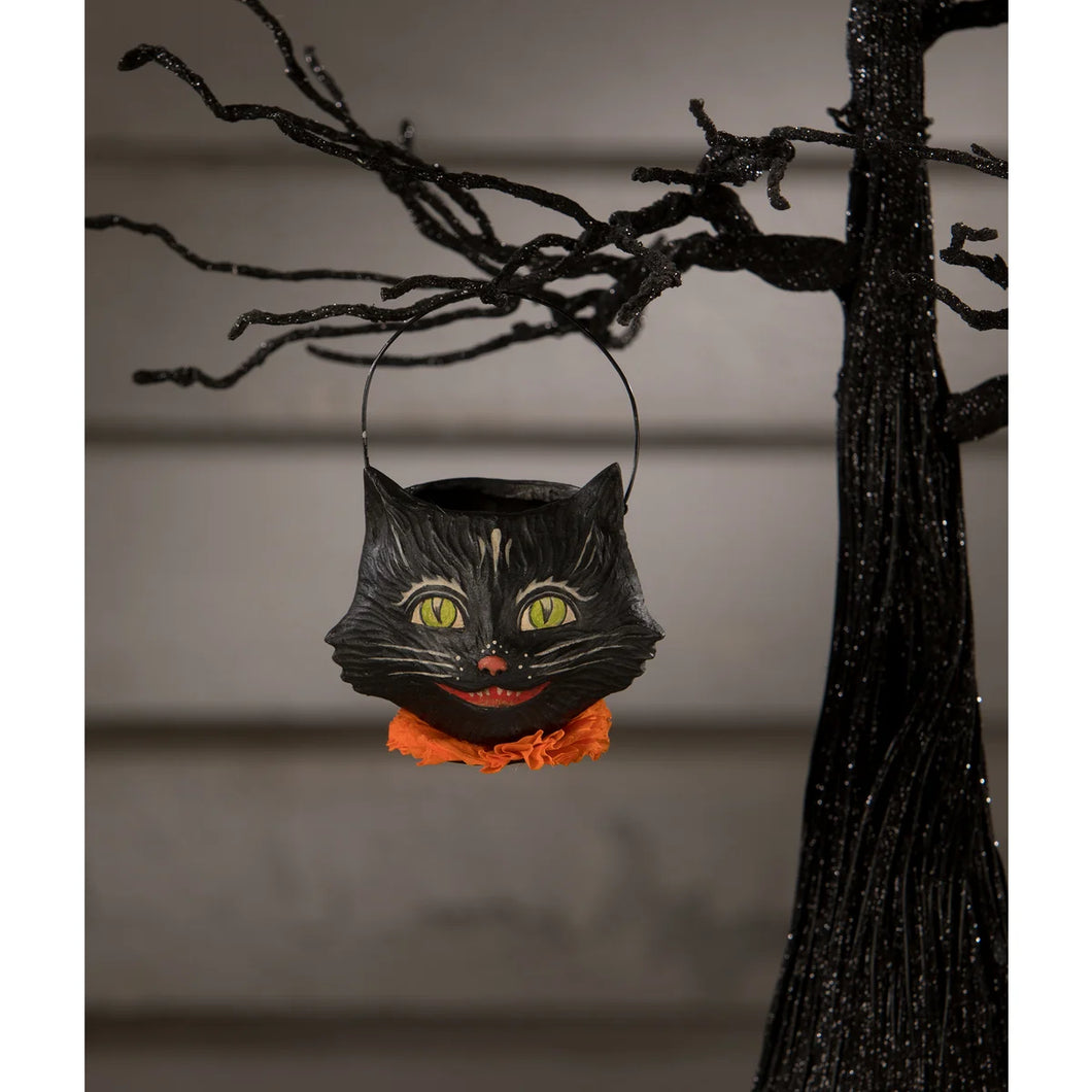 NEW! Bethany Lowe Mini Kitty Cat Bucket Ornament