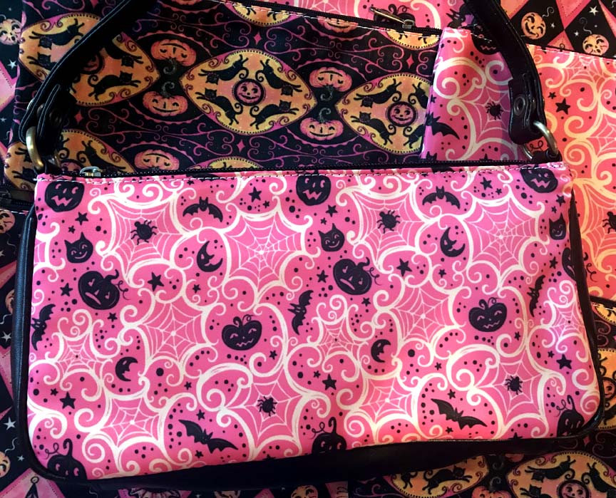 Johanna Parker Pink Cobwebs Clutch Bag