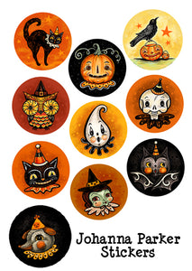 Johanna Parker Festive Halloween Character Stickers