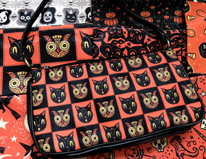 Johanna Parker Cat & Owl Clutch Bag