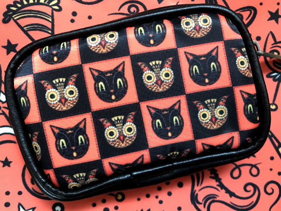 Johanna Parker Cat & Owl Coin Purse or Case