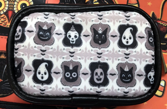 Johanna Parker B/W Spooky Ghoul-Friends Coin Purse or Case