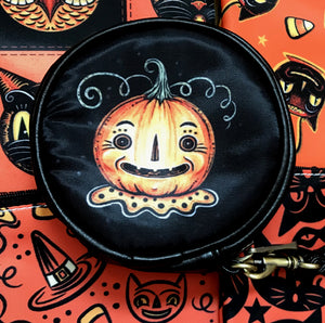 Johanna Parker Owl & JOL Round Case Or Cosmetic Bag