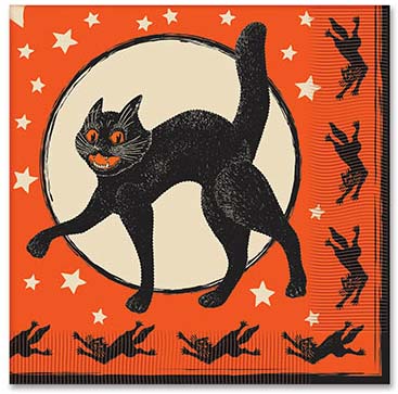 Beistle Scratch Cat Napkins
