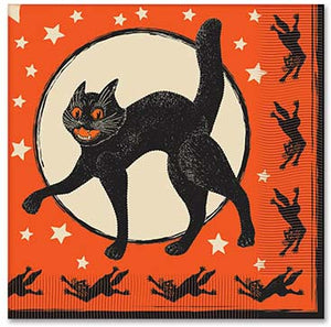 Beistle Halloween - Scratch Cat Napkins